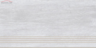 Плитка Cersanit Woodhouse светло-серый WS4O526 ступень (29,7x59,8)